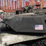 Russian Military Parade Displays Captured Western Tanks